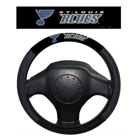 FREMONT DIE INC Fremont Die 88517 St. Louis Blues Poly-Suede Steering Wheel Cover 88517